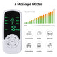  White electric body massage stimulator