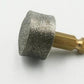 White electric pet nail grinder with grinding head