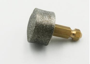 White electric pet nail grinder with grinding head