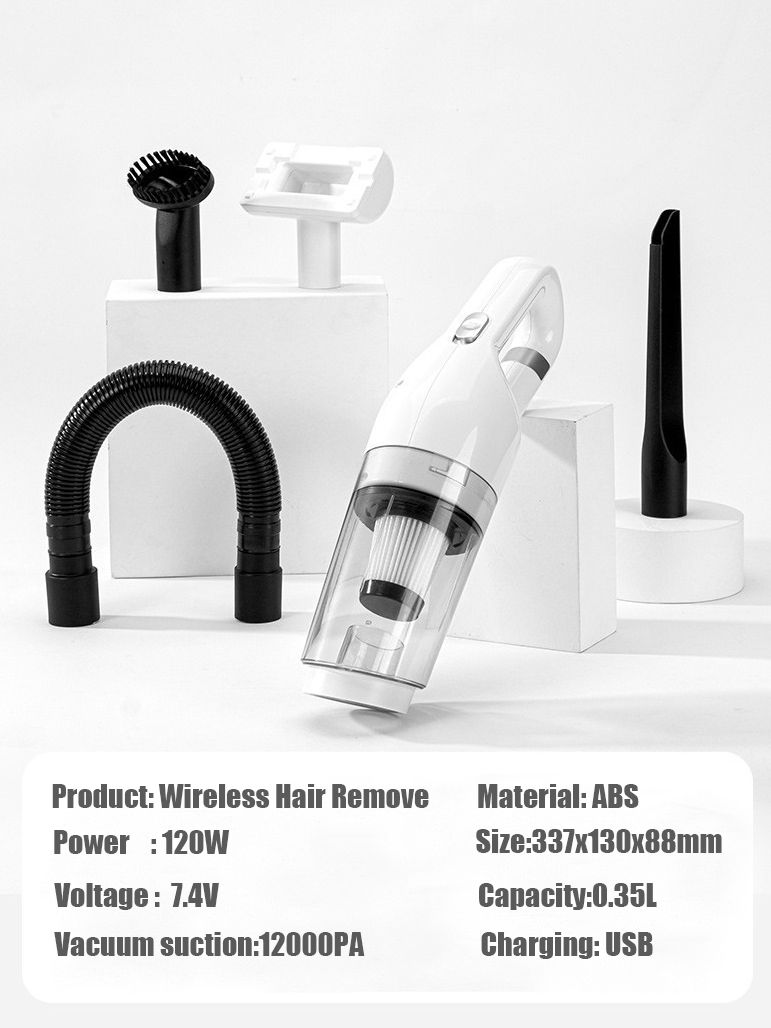 Wireless pet hair vacuum cleaner for cats and dogs