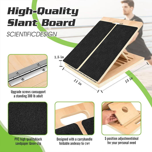  Wooden calf stretcher board with anti-slip surface
