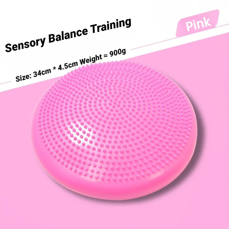 Yoga balance pad for massage and muscle comfort