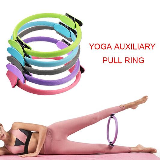 Yoga ring with dual handles for thigh workout