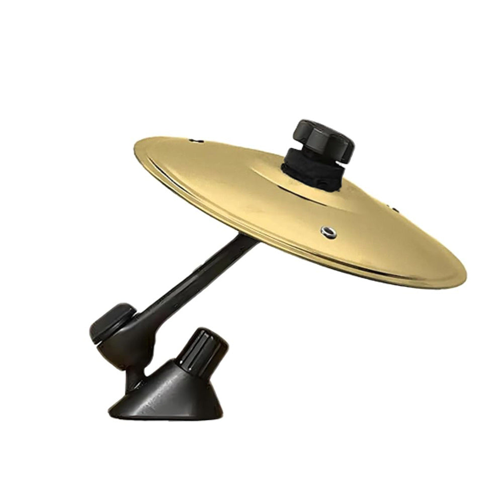 Car mini cymbal drum dashboard decoration accessory in silver and gold