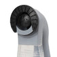 Portable pet hair vacuum remover brush for dogs and cats