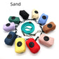 Compact dog poop bag holder for leash