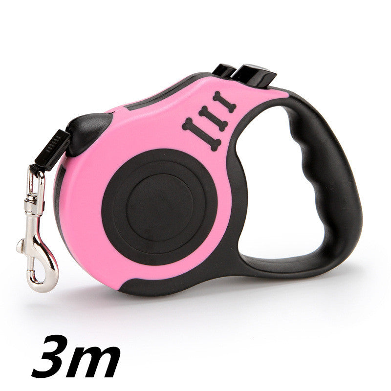 Automatic retractable pet leash for small dogs