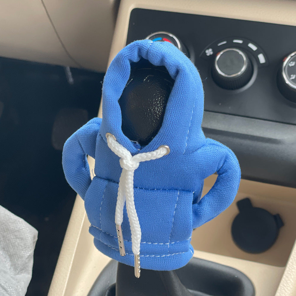 Car gear lever mini sweater protective cover decoration