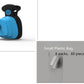 Foldable dog poop scooper with bag dispenser
