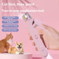 2-in-1 pet nail clipper with LED light