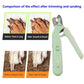 2-in-1 pet nail clipper with LED light