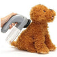 Handheld pet hair remover vacuum brush with massage head
