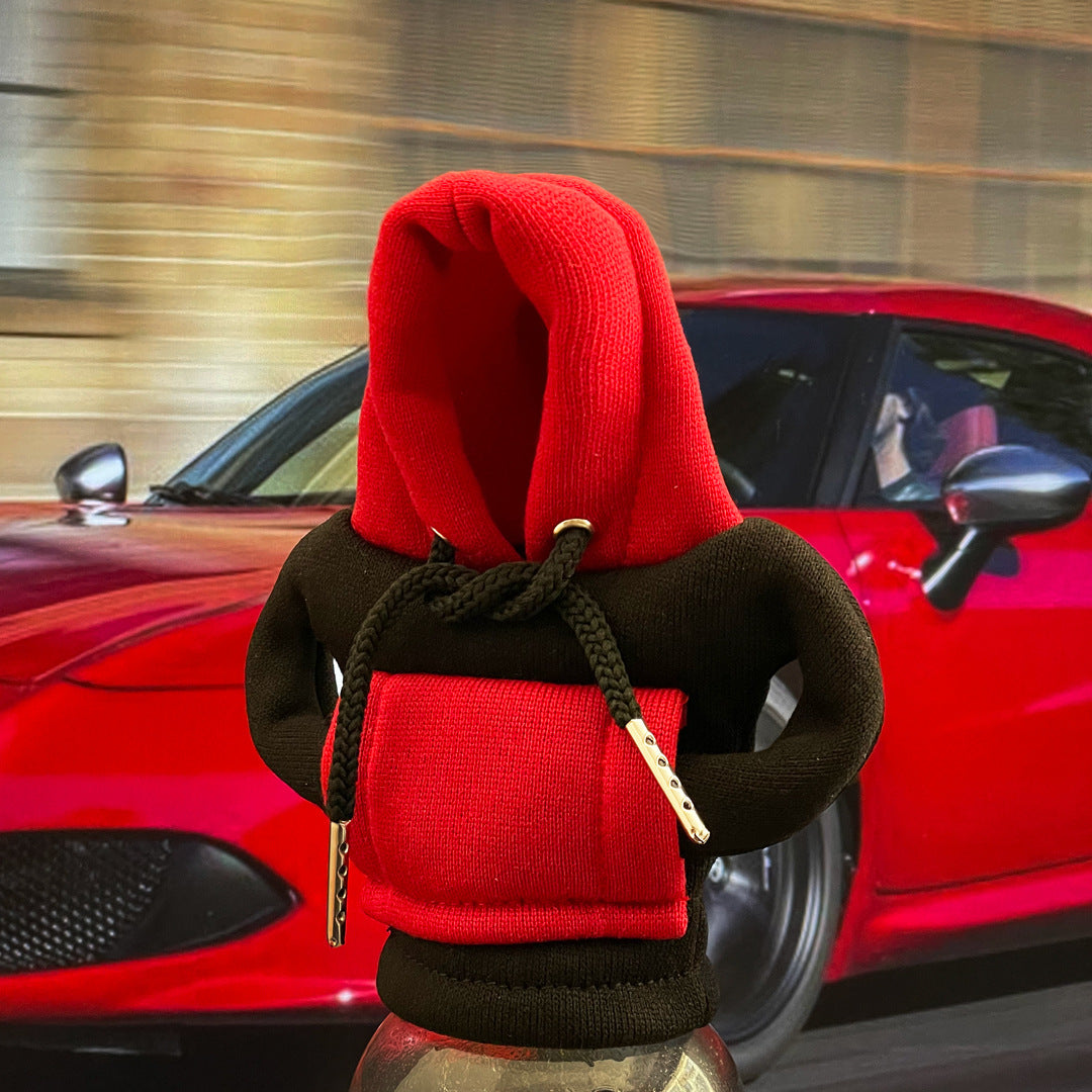Car gear lever mini sweater protective cover decoration