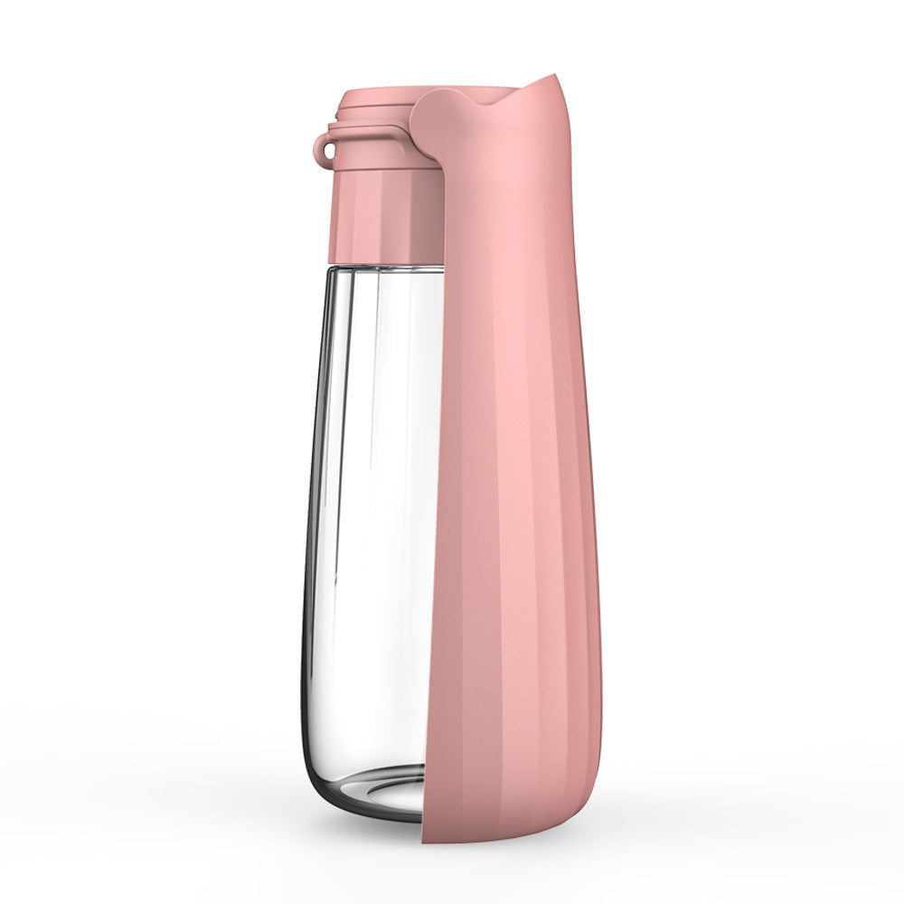 550ml outdoor travel dog drinking bottle