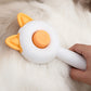 Self-cleaning pet hair remover brush for dogs and cats