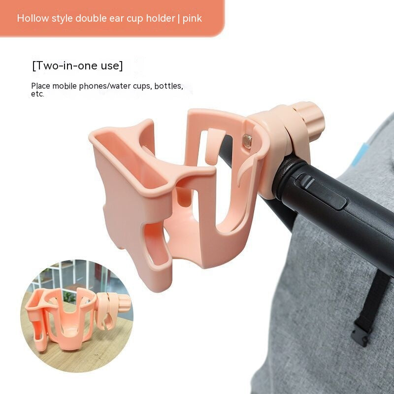 Universal electric car water cup holder organizer for vehicle interior