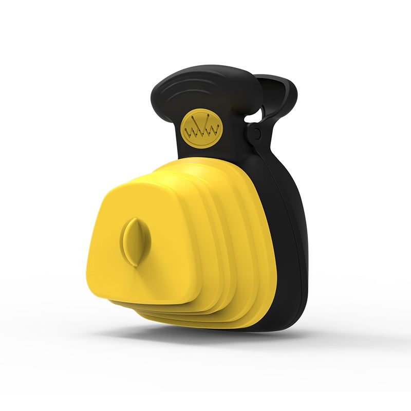 Portable dog waste scooper for outdoor walks
