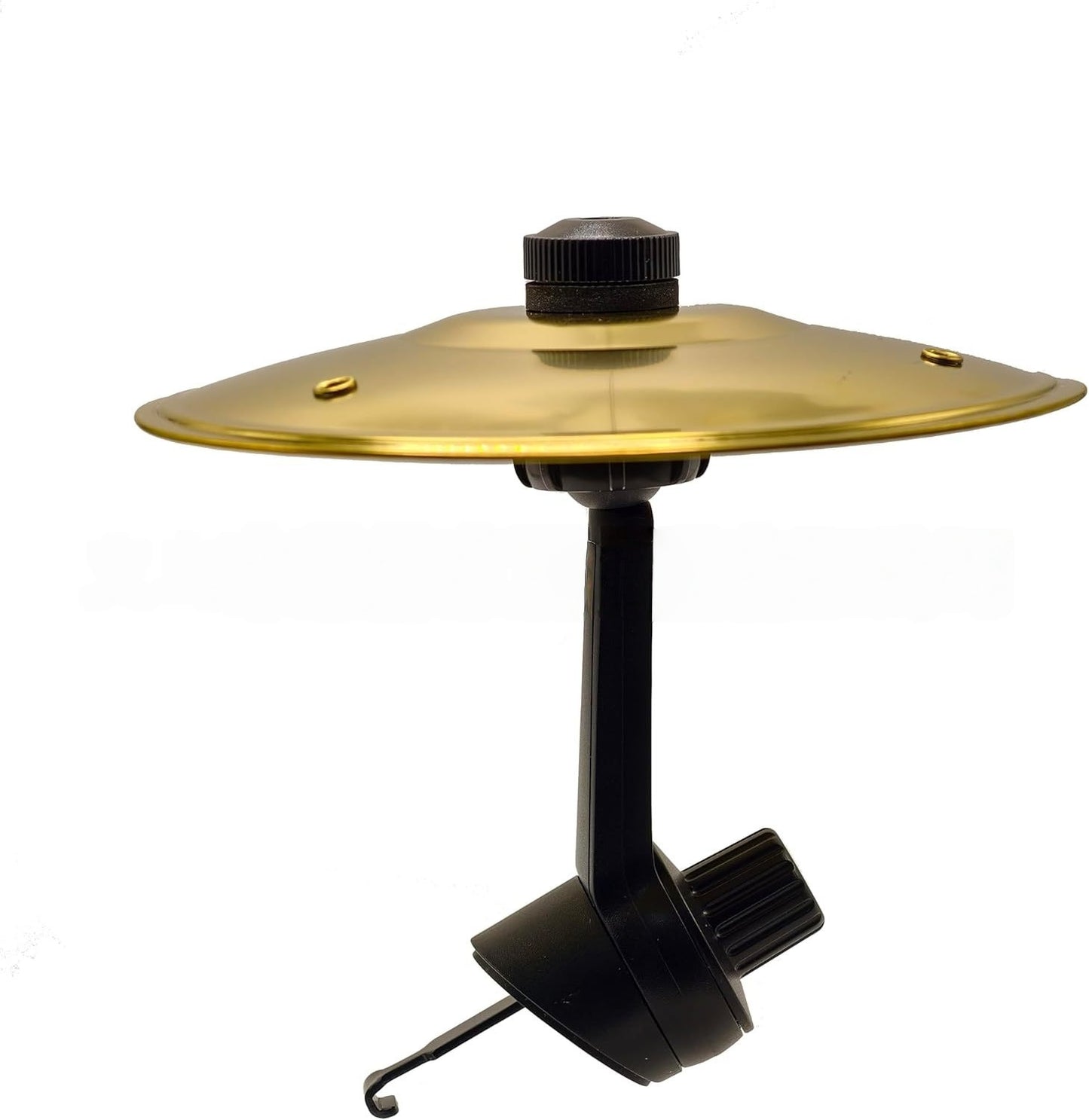 Car mini cymbal drum dashboard decoration accessory in silver and gold