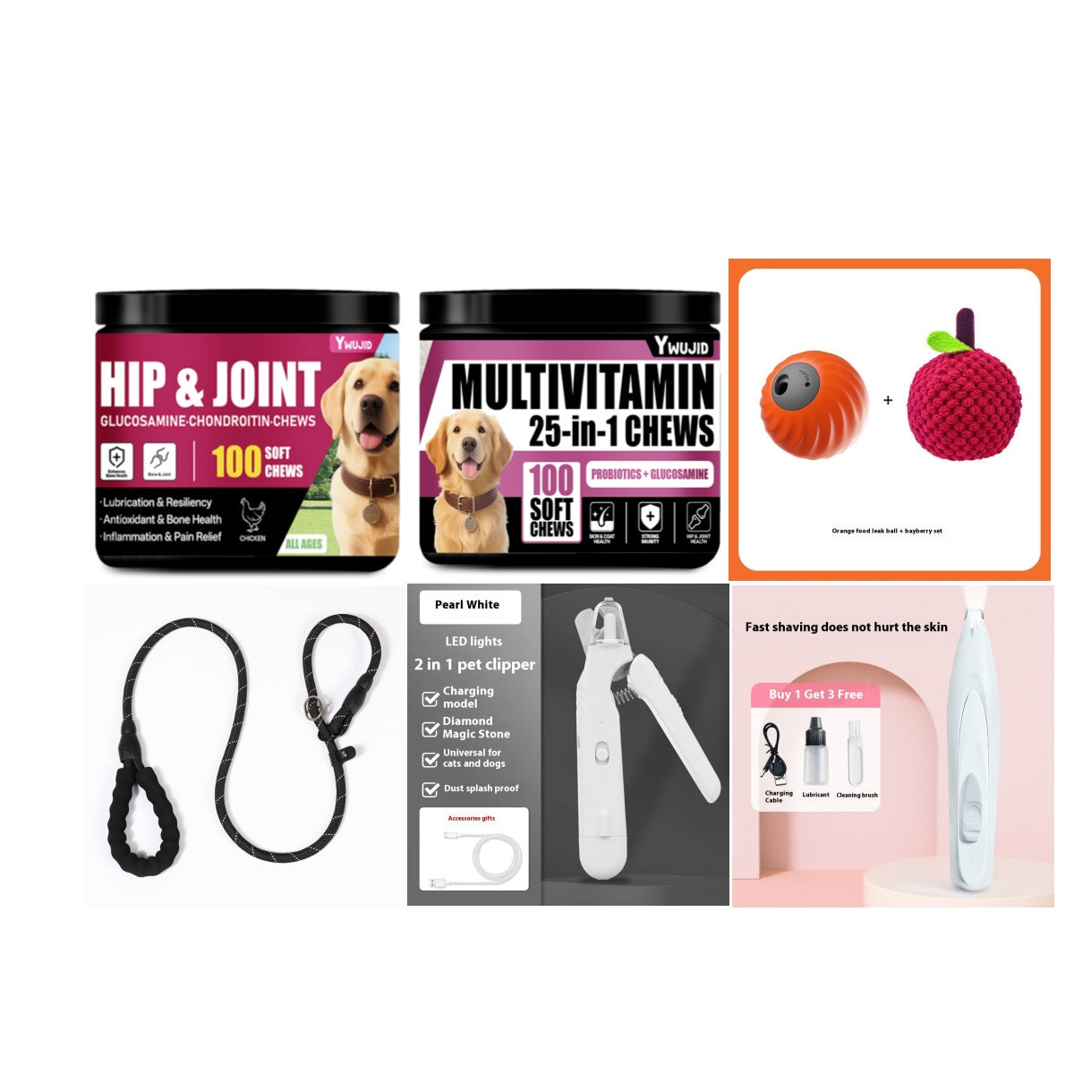 LED pet nail trimmer for dogs and cats