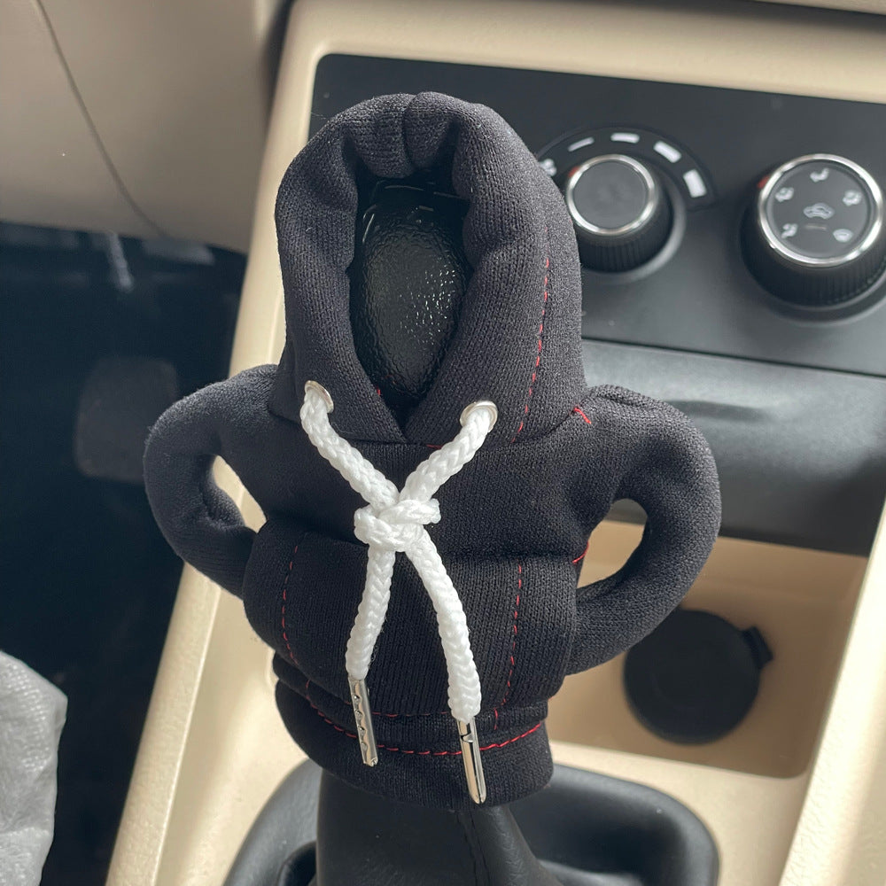 Car gear lever mini sweater protective cover decoration