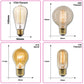 vintage Edison filament light bulb E27 ampoule style incandescent bulb for bedroom living room cafe restaurant home decor lighting